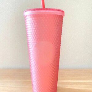 Starbucks Jelly Pink Lemonade Studded Tumbler Cup -  Soft Touch  Venti  24oz